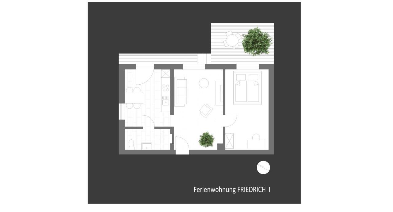 Apartment mit Terrasse