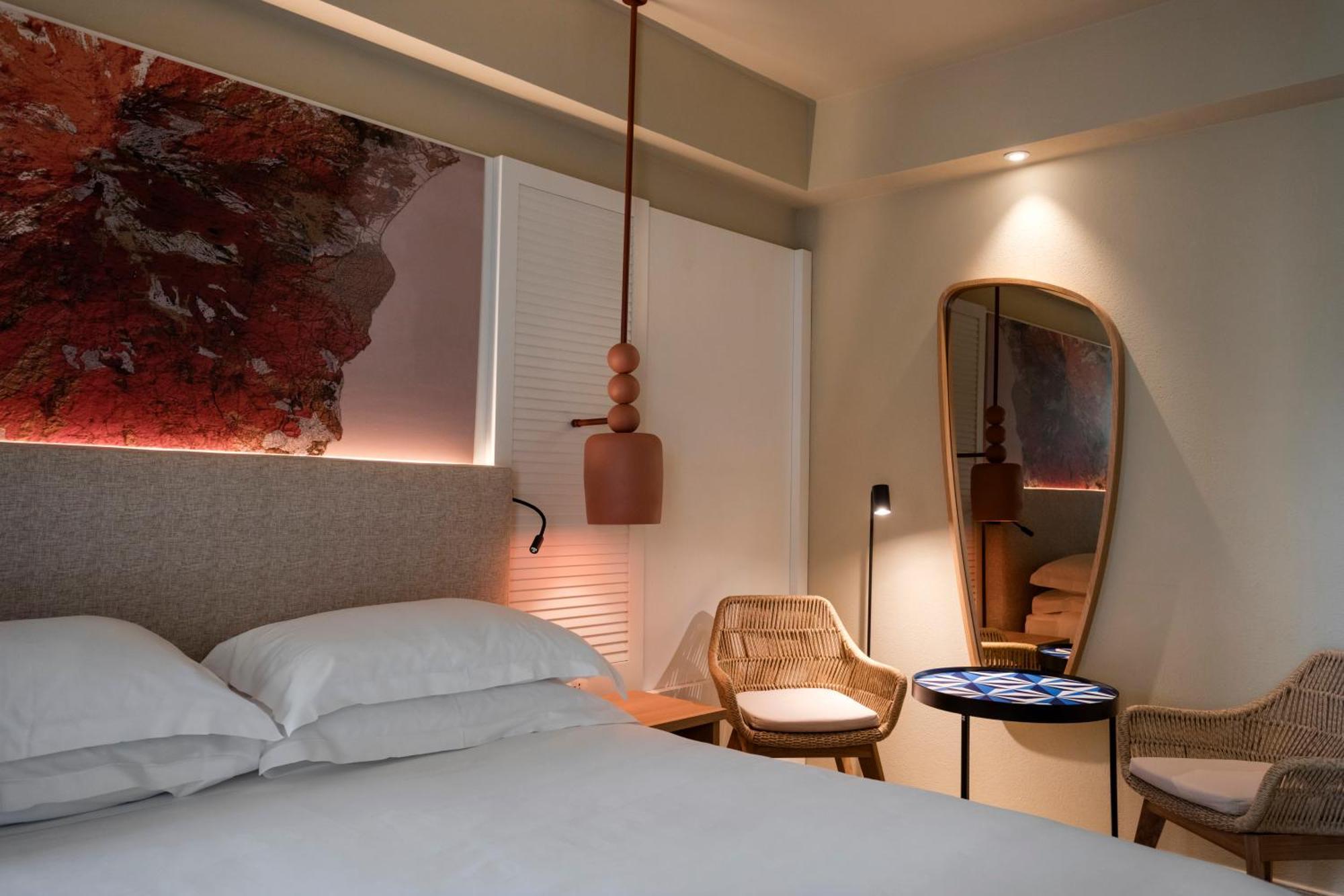 Superior Zimmer mit Kingsize-Bett und Gartenblick