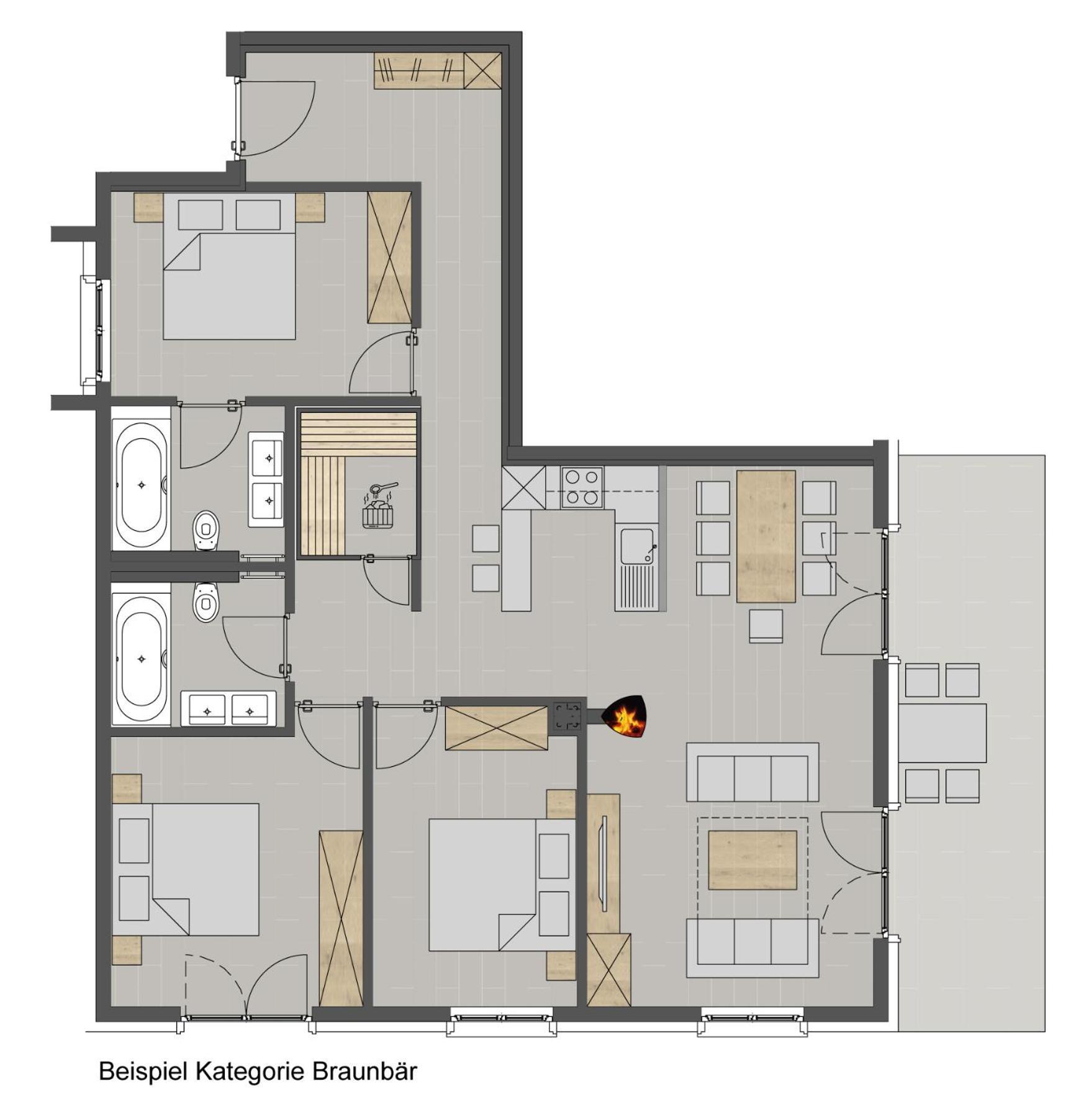 Appartement "Brown Bear"