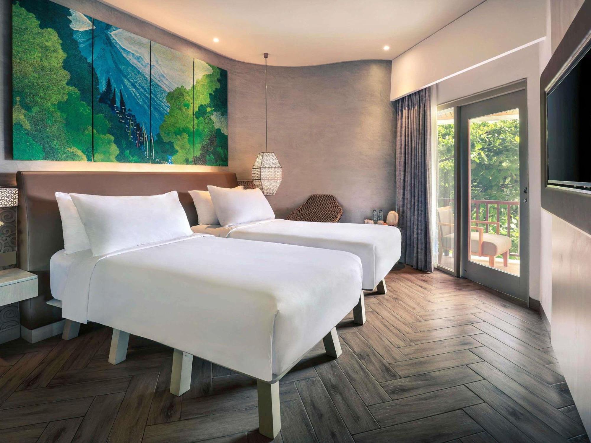 Chambre Lits Jumeaux Deluxe avec Balcon et Avantage Gratuit