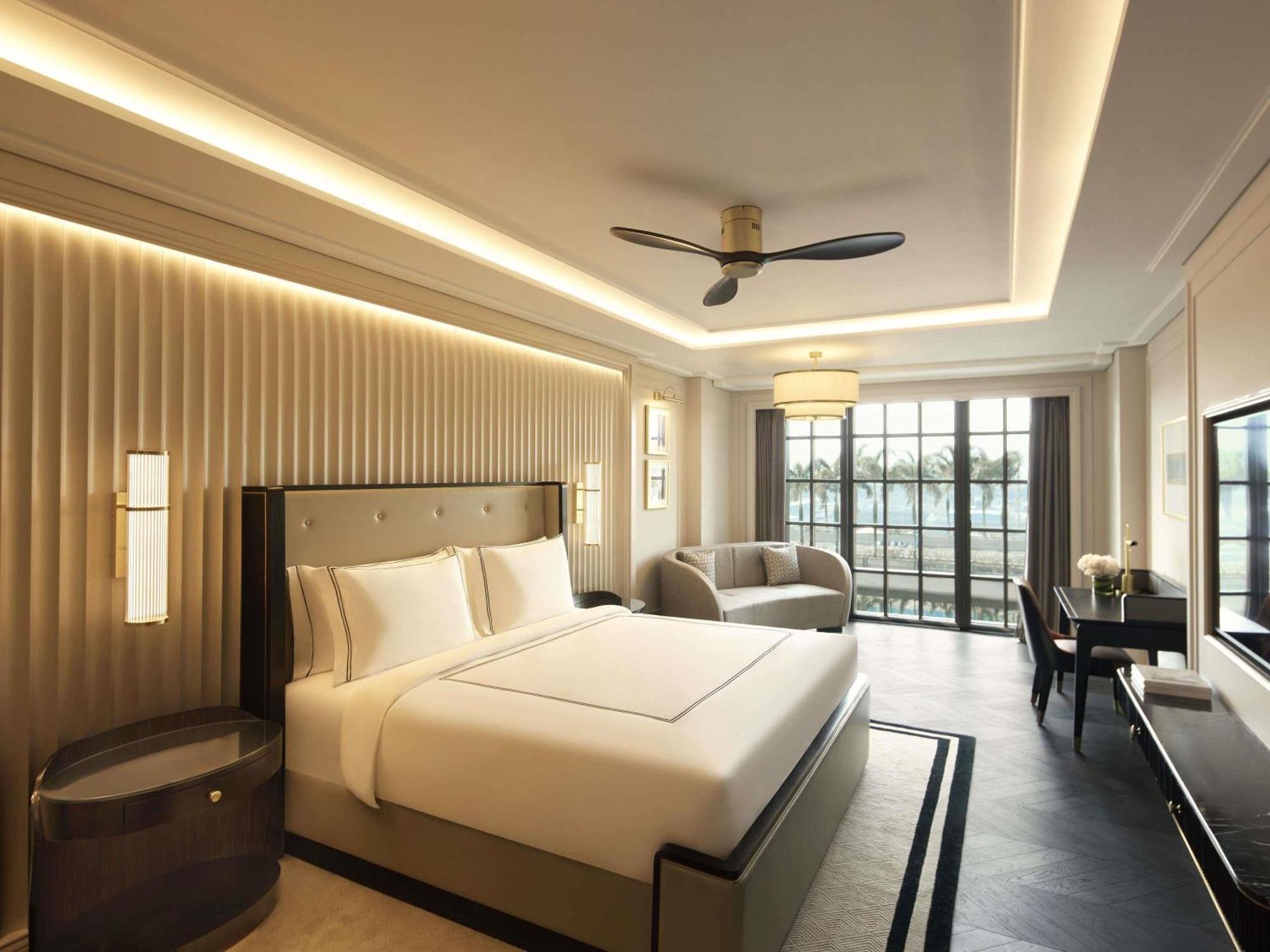 Fairmont King Room with Pool View and Complimentary Airport Transfers (T1 & T2) , Soft Mini Bar , Daily 4 Piece Laundry(Non Cumulative) and 15% discount dining on (barring IRD & tobacco),  Book a 60-Min Spa Session & 50% Off on Cryotherapy*