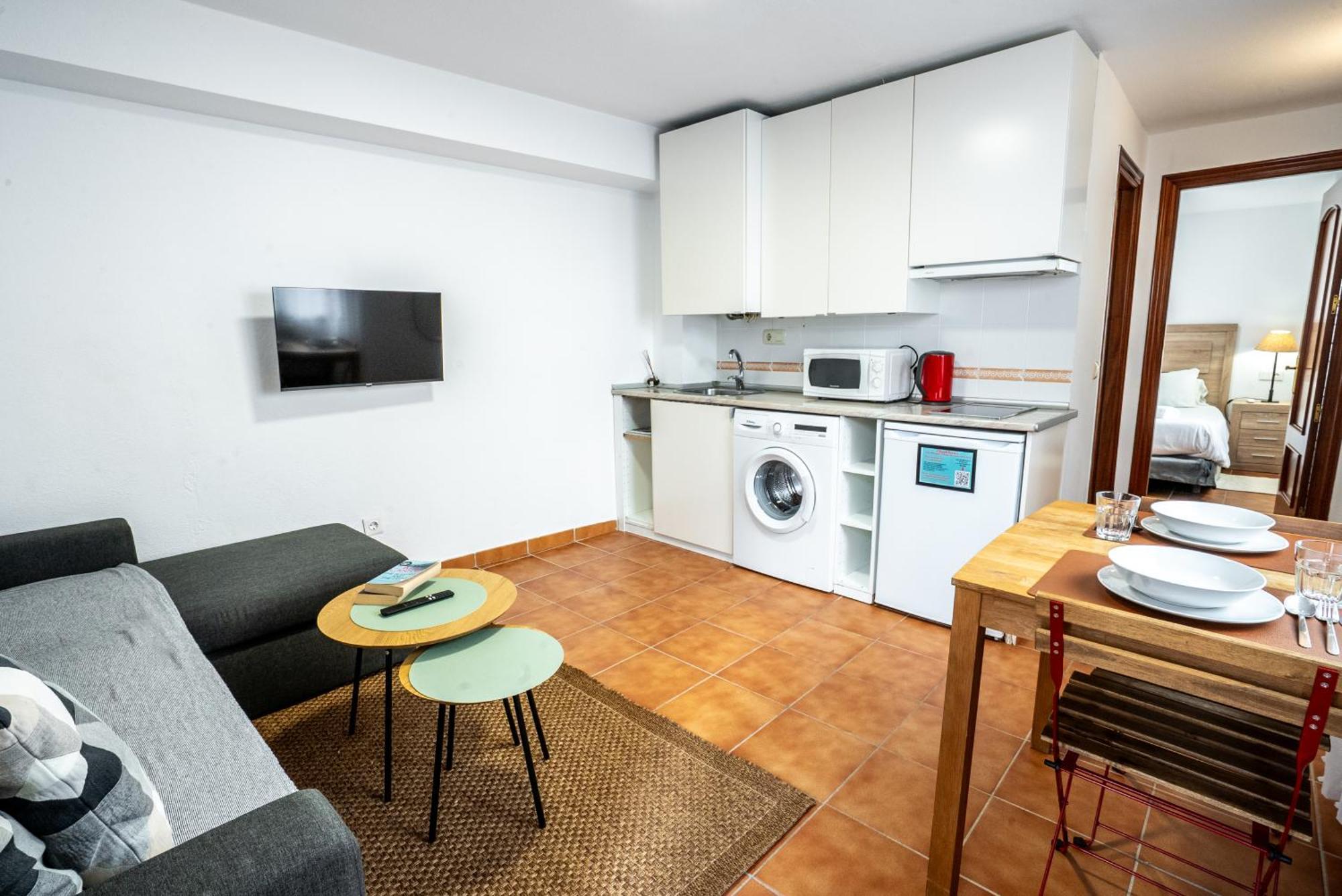 Apartment mit Gartenblick