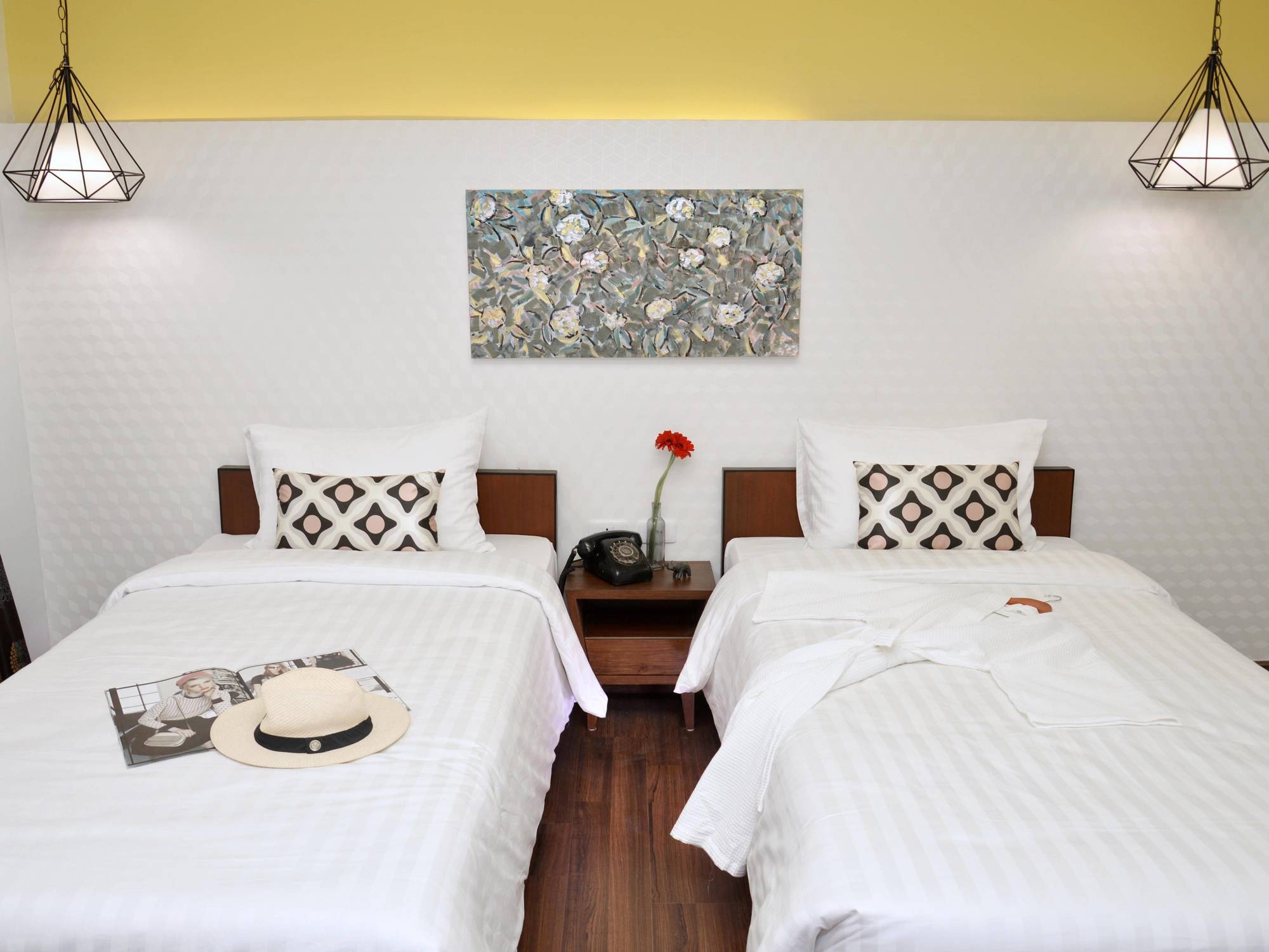 Camera Superior Matrimoniale/Doppia con Letti Singoli con Vista Piscina
